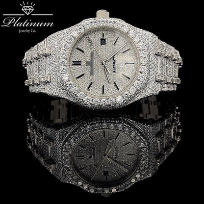 Moissanite AP Royal Oak Diamond Bezel